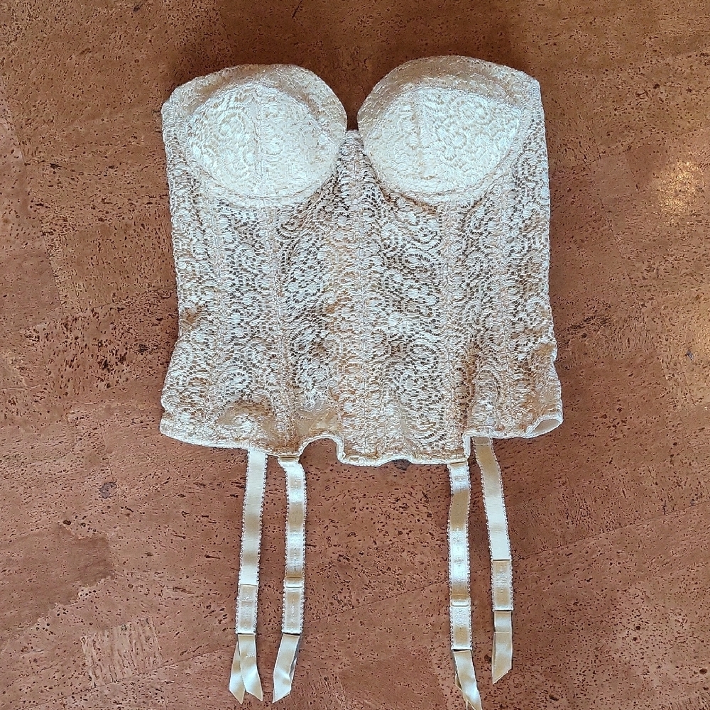Lace Bustier Top with Straps